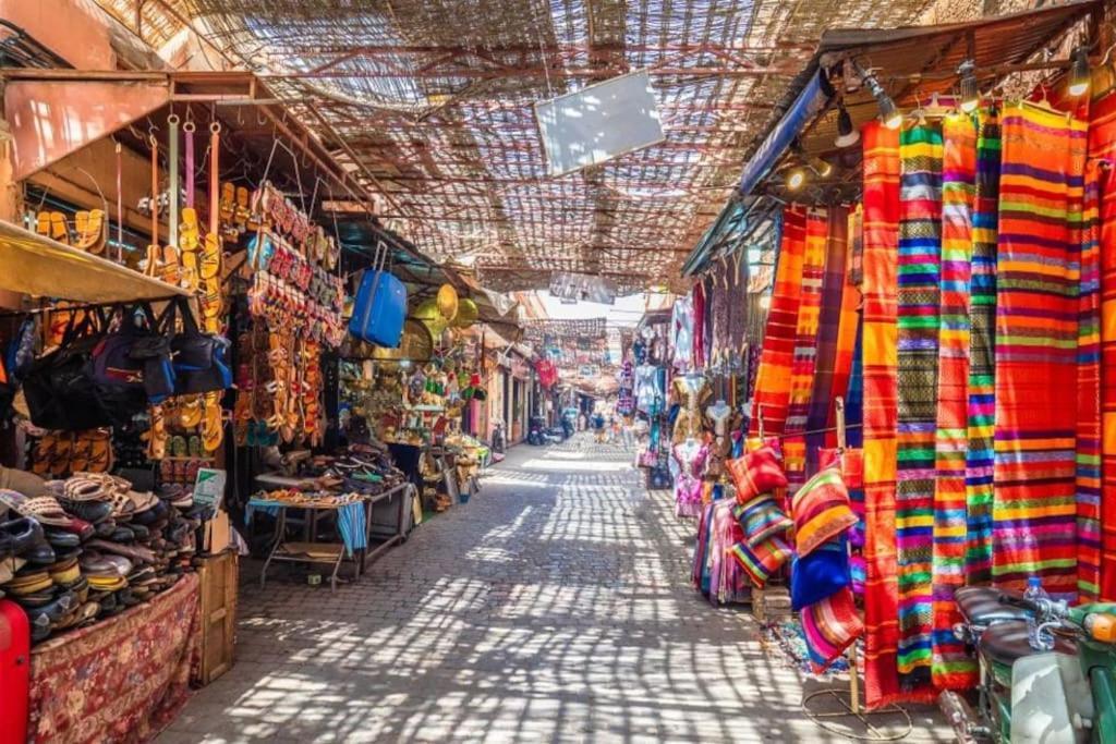 Sunny Terrace & Comfy Beds In Marrakech Lejlighed Marrakesh Eksteriør billede