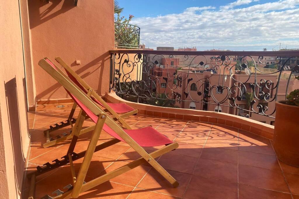 Sunny Terrace & Comfy Beds In Marrakech Lejlighed Marrakesh Eksteriør billede